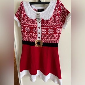 IT’S OUR TIME, Santa Claus Sweater Dress, Size L (KOHL’S)